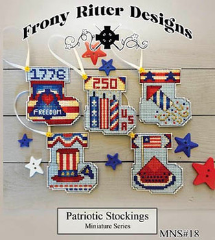 Patriotic Stockings by Frony Ritter Designs 26-1749