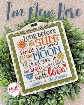 I'm New Here Baby Sampler - Baby Story.by Hands On Design 26-1902