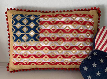 Spangled Glory 91w x 58h by Needle Bling Designs 26-1541