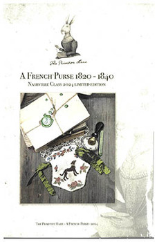 French Purse 1820-1840 Kit 93w x 97h by Primitive Hare 26-1860