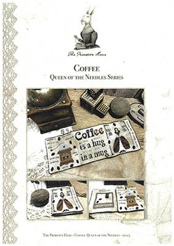 Coffee Queen Of The Needles 181w x 130h by Primitive Hare 26-1862