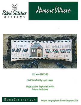 Home Is Where by Rebel Stitcher Designs 26-1180