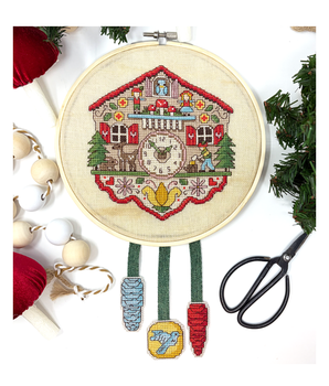 Classic Cuckoo Clock 74w x 78h by Tiny Modernist Inc 26-1698