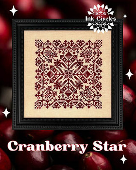 Cranberry Star by Ink Circles 26-1886