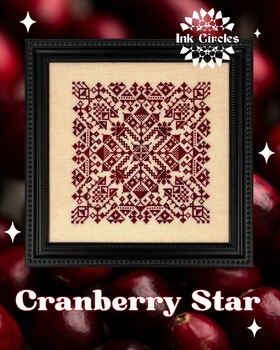 Cranberry Star by Ink Circles 26-1886