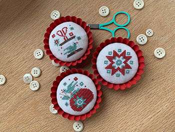 Ethel's Sewing Tart Tins by Stitches By Ethel  30w x 30h Each26-1790