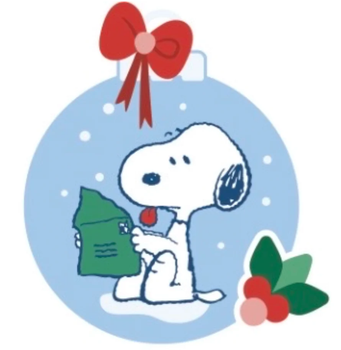 PEANUTS SNOOPY "DEAR SANTA" NEEDLEMINDER © Peanuts OFFICIALLY NEEDLEPOINT PNTS-MINDER-SNOOPYDEARSANTA