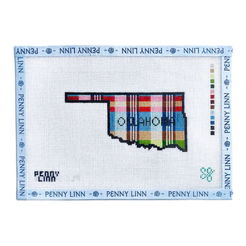 MADRAS PLAID OKLAHOMA 2.5" x 5.22" 18 Mesh SG DESIGNS