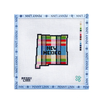 MADRAS PLAID NEW MEXICO 3.61" x 3.4" 18 Mesh SG DESIGNS