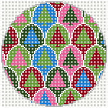 KI2150-13 Scallop Tree Orn 13Mesh Kay Irby