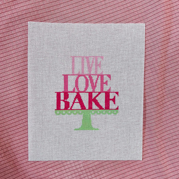 KI57-13 Live Love Bake 13 Mesh Kay Irby