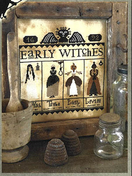Early Witches 155w x 164h by Primitive Hare 26-2042