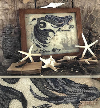 Mermaid Of Salem Bay 156w x 130h by Primitive Hare 26-2122