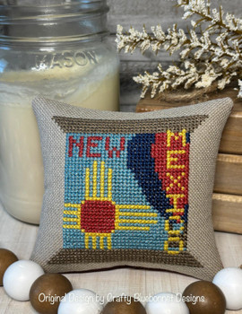 New Mexico State Spool 43 x 43 by Crafty Bluebonnet Designs 26-2002