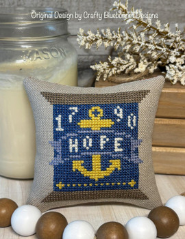 Rhode Island State Spool 41 x 43 by Crafty Bluebonnet Designs 26-2264
