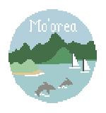 BT1056 Mo'orea  4" Diameter 18 Mesh Kathy Schenkel Designs