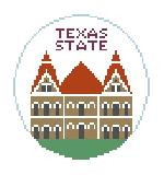 BT1055 Texas State 4" Diameter 18 Mesh Kathy Schenkel Designs