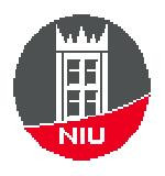 BT1054 Northern Illinois U 4" Diameter 18 Mesh Kathy Schenkel Designs