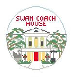 BT1047 Swan Coach House, Atlanta 4" Diameter 18 Mesh Kathy Schenkel Designs
