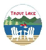 BT763B Trout Lake 4" diameter 18 Mesh Kathy Schenkel Designs