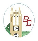 BT252A BC/Boston College Kathy Schenkel Designs  4" Diameter 18 Mesh