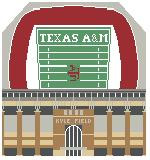 BG143 Texas A&M Stadium 8 x 7.5 18 Mesh Kathy Schenkel Designs