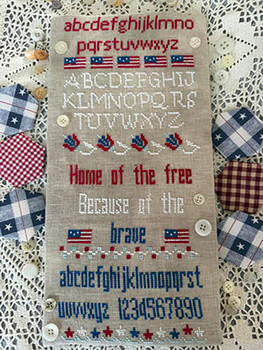 Home Of The Free Sampler by Romy's Creations 26-2369