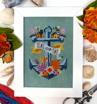 Seas The Day 60w x 84h by Tiny Modernist Inc 26-2346