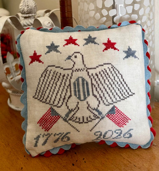 Semiquincentennial Eagle 89w x 89h by Running With Needles & Scissor 26-2268