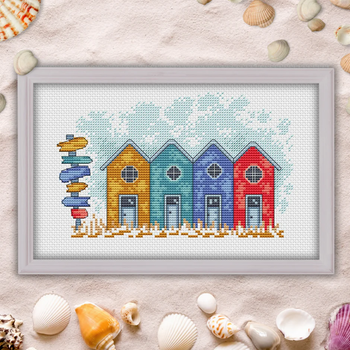 Summer on the Beach Artmishka Counted Cross Stitch Pattern