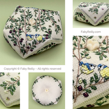 Olive Tree Biscornu Faby Reilly Designs
