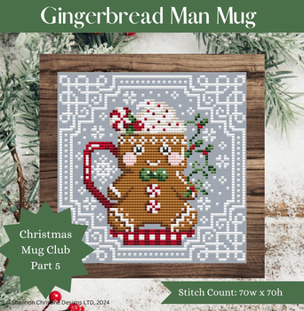 Gingerbread Man Mug Shannon Christine Designs DD