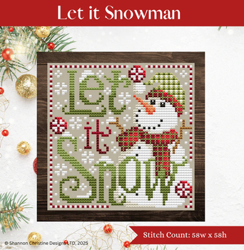 Let is Snowman Shannon Christine Designs DD