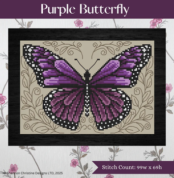 Purple Butterfly Shannon Christine Designs DD