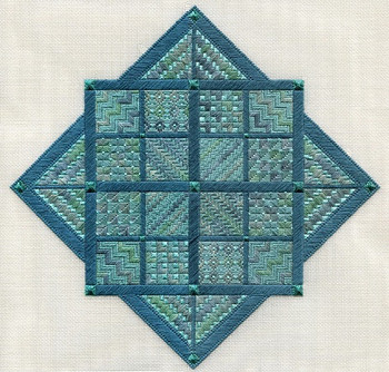 Patchwork Parfait Laura J Perin Designs Counted Canvas Pattern Only