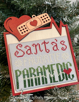 Santa's Favortie Paramedic 59 x 46 by Crafty Bluebonnet Designs 26-2405