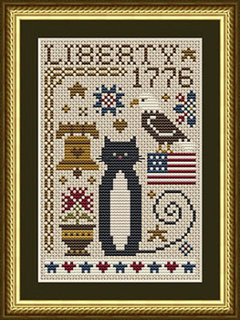 Liberty Cat 53w x 81h by Happiness Is Heartmade 26-2388