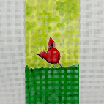 Teenager Bird - BW456LL Design Size 3 1/2" x 7" on 18 Mesh Laura Loe