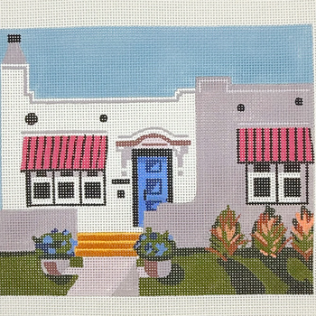 Mediterranean Villa - BW387DK Design Size 9" x 7 1/2" on 13 Mesh Donna Krenicki