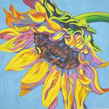Sunflower Bliss - BW346SE Design Size 10" x 10" on 18 Mesh Sally C Evans