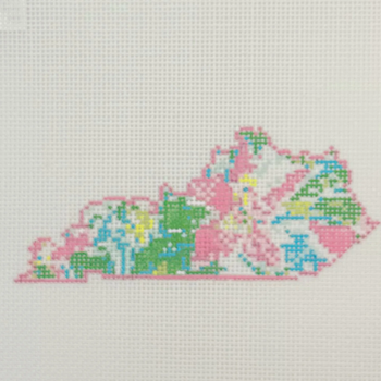 State Palm Kentucky - BW2189NBL Design Size 7" x 4" on 13 Mesh Needlepoint by Laura