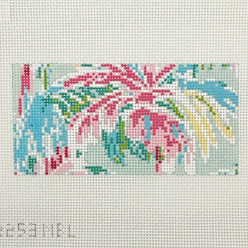 Sunnies Palm Trees - BW2253NBL 6" x 3" on 13 Mesh  Needlepoint by Laura