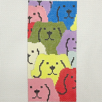 Dogs Sunny 1 - BW447OKS Design Size 3 1/2" x 7" on 13 Mesh OKS Designs