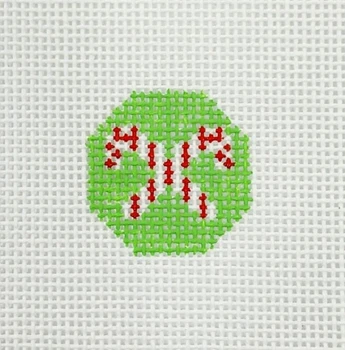 Candy Canes 1 Inch Square - BW503 18 Mesh Blue Waters Needlepoint