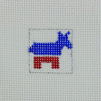 Donkey 1 Inch Square - BW575 18 Mesh Blue Waters Needlepoint