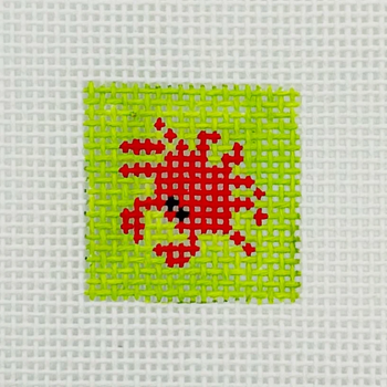 Crab 1 Inch Square - BW640JP 18 Mesh Blue Waters Needlepoint