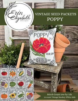 Vintage Seed Packets - Poppy Erin Elizabeth Designs DD