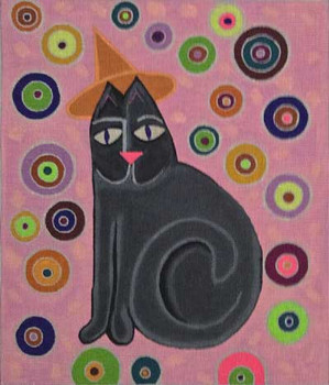 #RCP-02 -- Cat's Paw Sampler 11" x 13" on 18m Ribbon Candy Paintbox (Custom House)