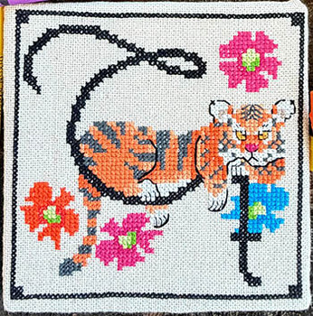 Tommy Tiger 65w x 65h by Luhu Stitches 26-2694