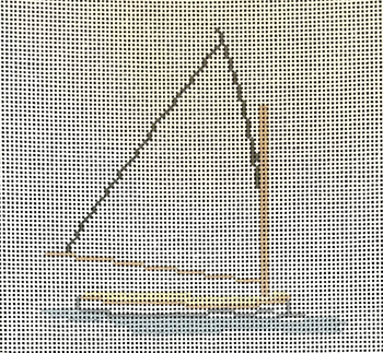 SF122 Sailboat 4 inch   18 Mesh Sara Fitz The Collection Designs